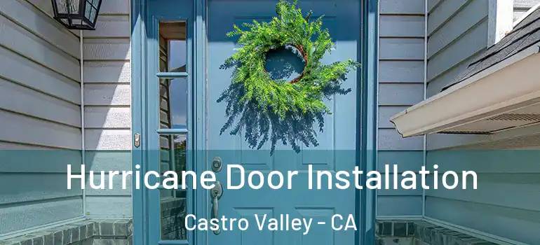  Hurricane Door Installation Castro Valley - CA