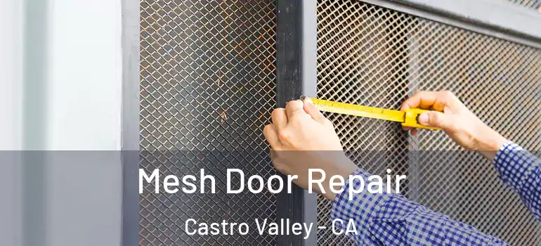  Mesh Door Repair Castro Valley - CA