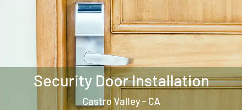  Security Door Installation Castro Valley - CA