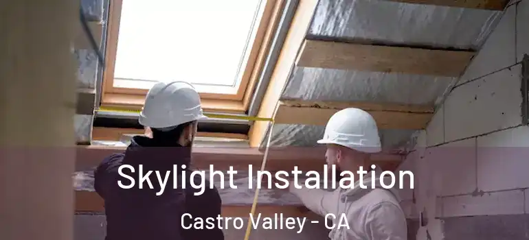  Skylight Installation Castro Valley - CA