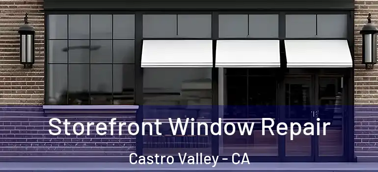  Storefront Window Repair Castro Valley - CA