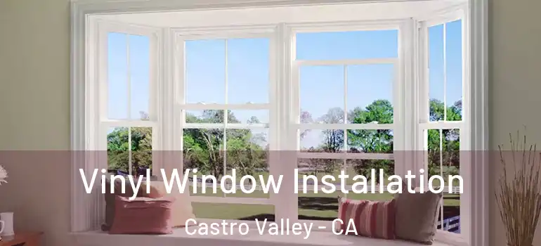  Vinyl Window Installation Castro Valley - CA