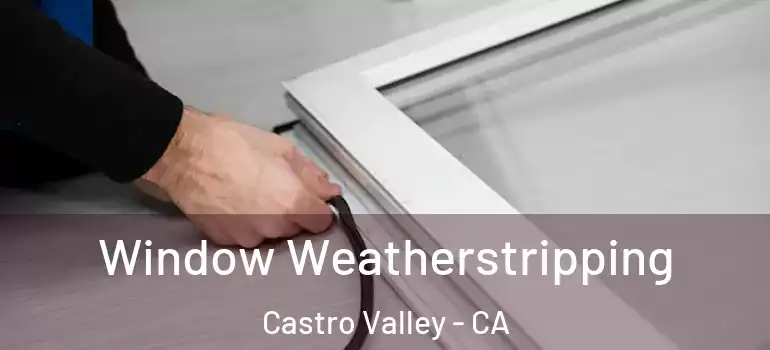  Window Weatherstripping Castro Valley - CA